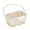 White, variant on Foldable Sink Drainer Basket Hanging Strainer Colander for Efficient Drying of Vegetables Fruits and Kitchenwares Kitchen Strainer (White)