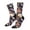 2 Black-2, variant on Cartoon Space 1 Print Adult Socks for Men & Women,Calf Socks, Ankle Socks,Boots Socks,Breathable Casual Sock,Unisex Crew Socks