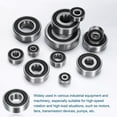 thumbnail image 5 of 1615-2RS Deep Groove Ball Bearing, 4pcs, 11mm x 3mm x 9mm, Z2 Double Rubber, 5 of 6