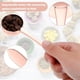 thumbnail image 4 of Coffee Spoon Tea Spoons Mini Stainless Steel Measuring Spoon Long Handle Soup Spoon Measuring Spoons Mixing Spoon for Coffee, Tea, Sugar, 20ml (3, Gol, 4 of 5