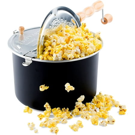 

Franklin s Original Whirley Pop Stovetop Popcorn Machine Popper. Delicious & Healthy Movie Theater Popcorn Maker. FREE Organic Popcorn Kit. Makes Popcorn Just Like the Movies.