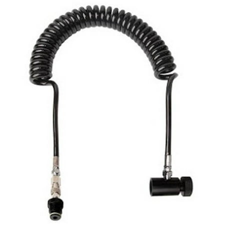 ALEKO PBRHQ11 Paintball Heavy Duty Thick Coil Remote Hose Line with Quick Disconnect, (Best Paintball Remote Line)