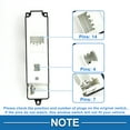 thumbnail image 4 of Interruptor de ventana eléctrica del lado del conductor delantero de Unique Bargains para Mazda 6 09-13, 4 of 7