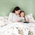 thumbnail image 4 of Erosebridal Duck Queen Comforter Set for Girls, Autumn Floral Comforter Sets Queen, Reversible 3-Piece 1 Comforter and 2 Pillowcases, 4 of 6
