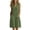 Army Green, variant on Ohufall Women's Jumpsuits Sleeveless V Neck Button Short Jumpsuits with Pocket Loose Comfort Summer Casual Jumpsuits