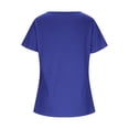 thumbnail image 4 of CHGBMOK Womens Tops Summer T-Shirts Short Sleeve Tunic Buttons Tops Dressy Casual Business Blouses, 4 of 6