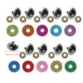 thumbnail image 1 of YLSHRF Colorful Safety Eyes for Craft Dolls and Stuffed Animals (100 Count), 1 of 8