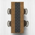 thumbnail image 2 of Creative Products Black Diamond 16x90 Poly Twill Table Runner, 2 of 3