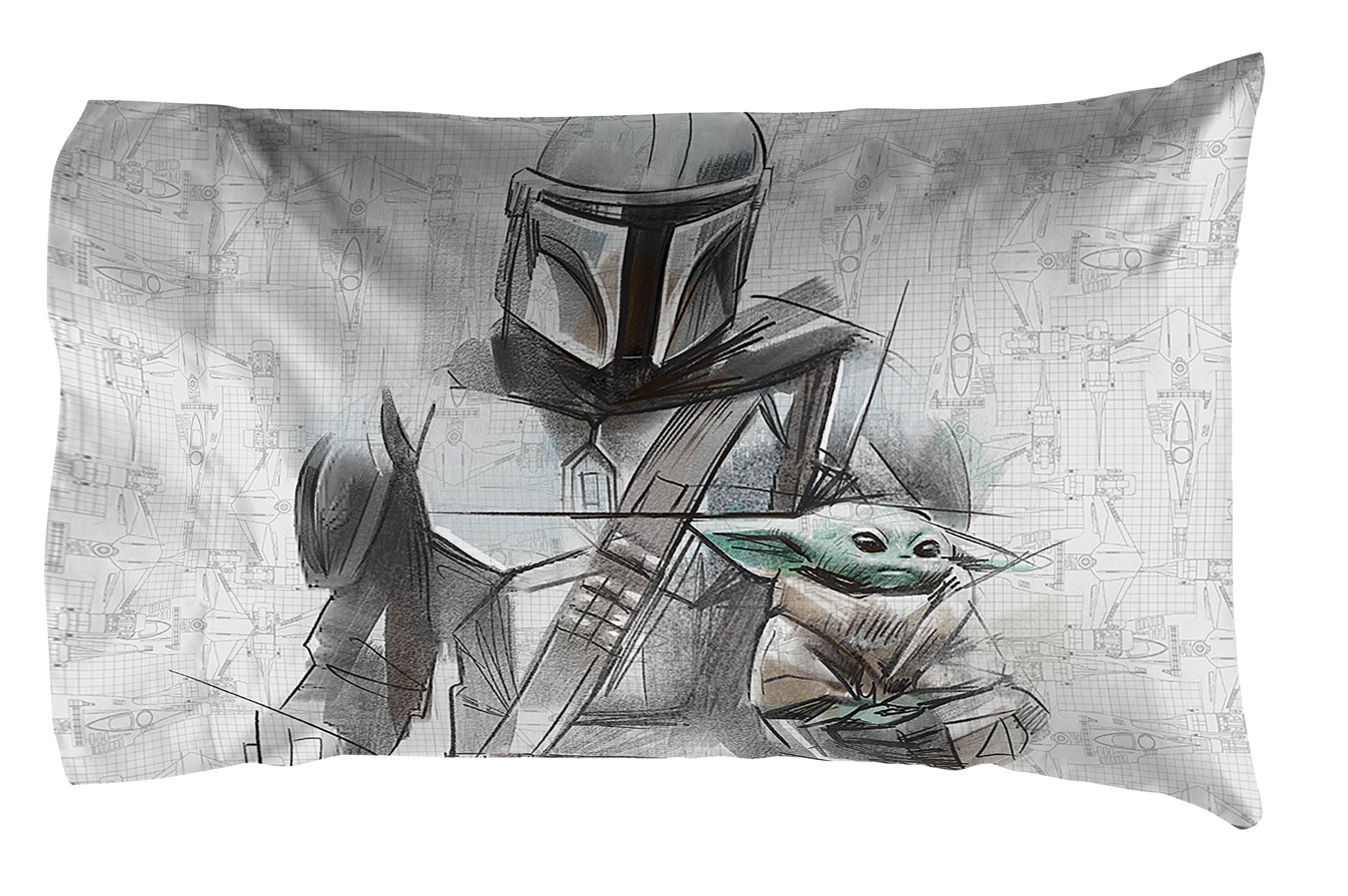 The Mandalorian 3-Piece kids Twin Sheet Set, 100% Polyester