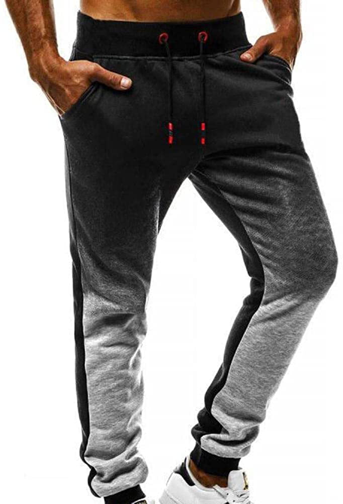 Aukbays Joggers for Men Men's Casual Joggers Sweatpants Active Sweatpants Lounge Sweatpants Sport Pants with Pockets 