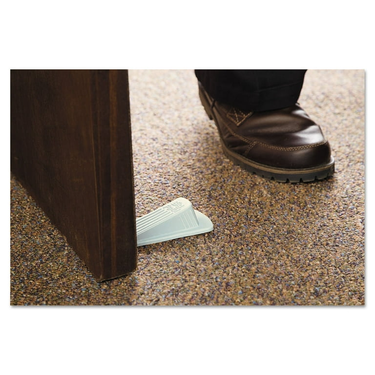 Big Foot Doorstop, No Slip Rubber Wedge, 2.25w x 4.75d x 1.25h, Beige Big Foot Doorstop, No Slip Rubber Wedge, 2.25w x 4.75d x 1.25h, Beige