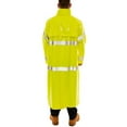 thumbnail image 2 of Tingley Flame Resistant Rain Coat, PVC, Class 3 R, Green/Yellow, M C53122, 2 of 2