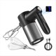 thumbnail image 1 of Batidora de Mano Inalámbrica, Pantalla Digital, Eléctrica Recargable de 7 Velocidades con 4 Accesorios de Acero Inoxidable, para Hornear y Huevos, 1 of 6