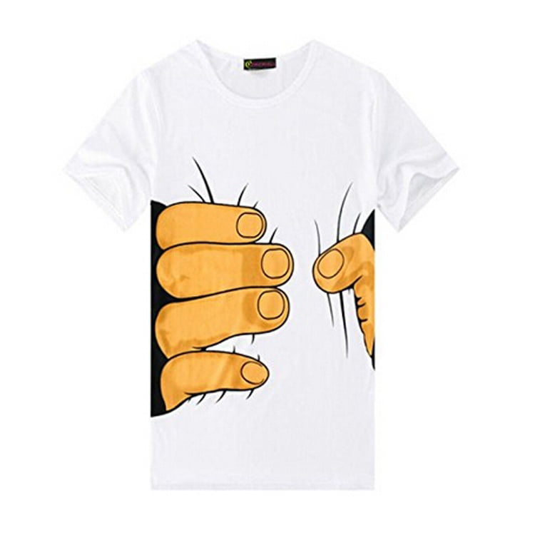 Big Hand T-shirt! Man Men Clothes Printing Hot 3D Visual Creative ...
