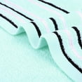 thumbnail image 4 of REGALWOVEN Hand Towels for Bathroom Cotton Striped Pattern Absorbent Soft Decorative Hand Towel Blue-13" x 27" 4-Piece, 4 of 5