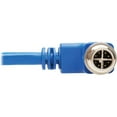 thumbnail image 6 of Tripp Lite M12 X-Code Cat6 1G UTP CMR-LP Ethernet Cable (Right-Angle M/M), IP68, PoE, Blue, 1 m (3.3 ft.), 6 of 6