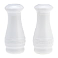 thumbnail image 1 of Salero y pimentero Le Creuset, cerámica, 120 ml, color blanco, juego de 2, 1 of 3