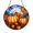 Acrylic 3.5 Inch, variant on Seasonal Pumpkin Leaf Scene Stained Glass Hanging Window Decor Accent for Nature Inspired Interior Gift