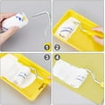 thumbnail image 4 of Juego de 28 rodillos de pintura pequeños, kit de mini rodillos de pintura de 2 pulgadas con cubiertas de microfibra de espuma y raspador, bandeja de pintura resistente, suministros de rodillos de, 4 of 6