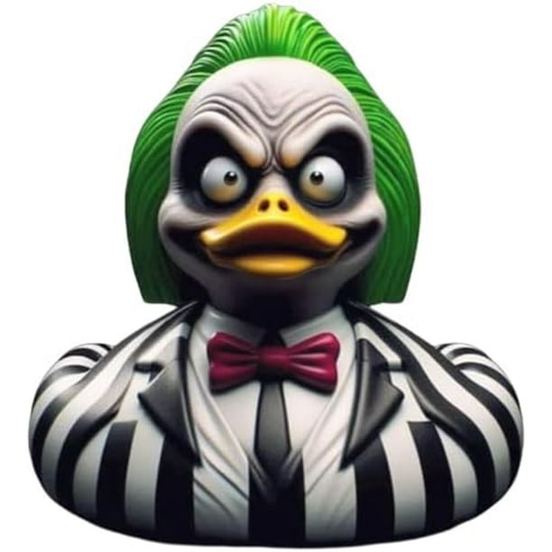 Pato de personaje de película de terror clásico, patos de película de terror de Halloween en 3D, figuras de terror hechas a mano, pato de Halloween, para adornos de escritorio para el hogar, accesorio