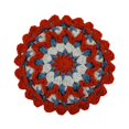 thumbnail image 3 of Plaza redonda de manta tejida Agua Absorbente decorativo Decorativo sin deslizamiento Coloque Mat Cup Coaster para la mesa de mesa de escritorio de, 3 of 9