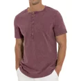 thumbnail image 2 of Playera Henley Casual Retro Manga Corta Para Hombre Algodón, 2 of 6