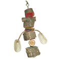 thumbnail image 1 of YML TW9 Small Parrot Bird Toy with Rawhide, 1 of 2