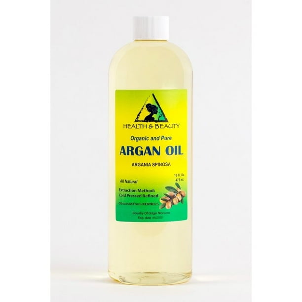 ARGAN OIL REFINED ORGANIC MOROCCAN COLD PRESSED PREMIUM HAIR OIL 100 PURE 16 OZ