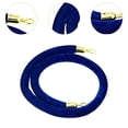 thumbnail image 6 of Colaxi 4 Pieces Velvet Stanchion Rope 150cm/59inch Accessories Stylish Crowd Control Security Barriers for Posts Stand Queue Divider Blue, 6 of 10