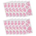 thumbnail image 1 of 1 Set Easter Bunny Footprint Floor Stickers Cute and Easy to Use Bunny Paw Print Decals for Easter Party Decorations Kindergarten Floor Sticker, 1 of 1