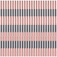 thumbnail image 1 of SHISUYAN Pailles en Papier Rouges Durables pour Boire Parfaites pour les Célébrations du 4 Juillet et Toute Occasion 50 Pcs, 1 of 8