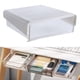 thumbnail image 3 of Autoadhesivo para Cajón debajo Del Escritorio con Organizador de Riel Deslizante Suave, Bolígrafos Y Caja de Almacenamiento de Bolígrafo Armario blanco grande Macarena Cajón, 3 of 7