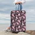 thumbnail image 7 of Disketp Daisies Flowers Elastic Travel Luggage Cover Travel Suitcase Protective Cover For Trunk Case Apply To 18''-32'' Suitcase Cover-X-Large, 7 of 7