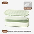 thumbnail image 1 of WREESH 2023 New Ice Cubes Maker, Ice Cubes Molding Ice Box Small Household Refrigerator Easy-release Ice Lattice With Cover Silicone Ice Lattice Clearance, 1 of 8