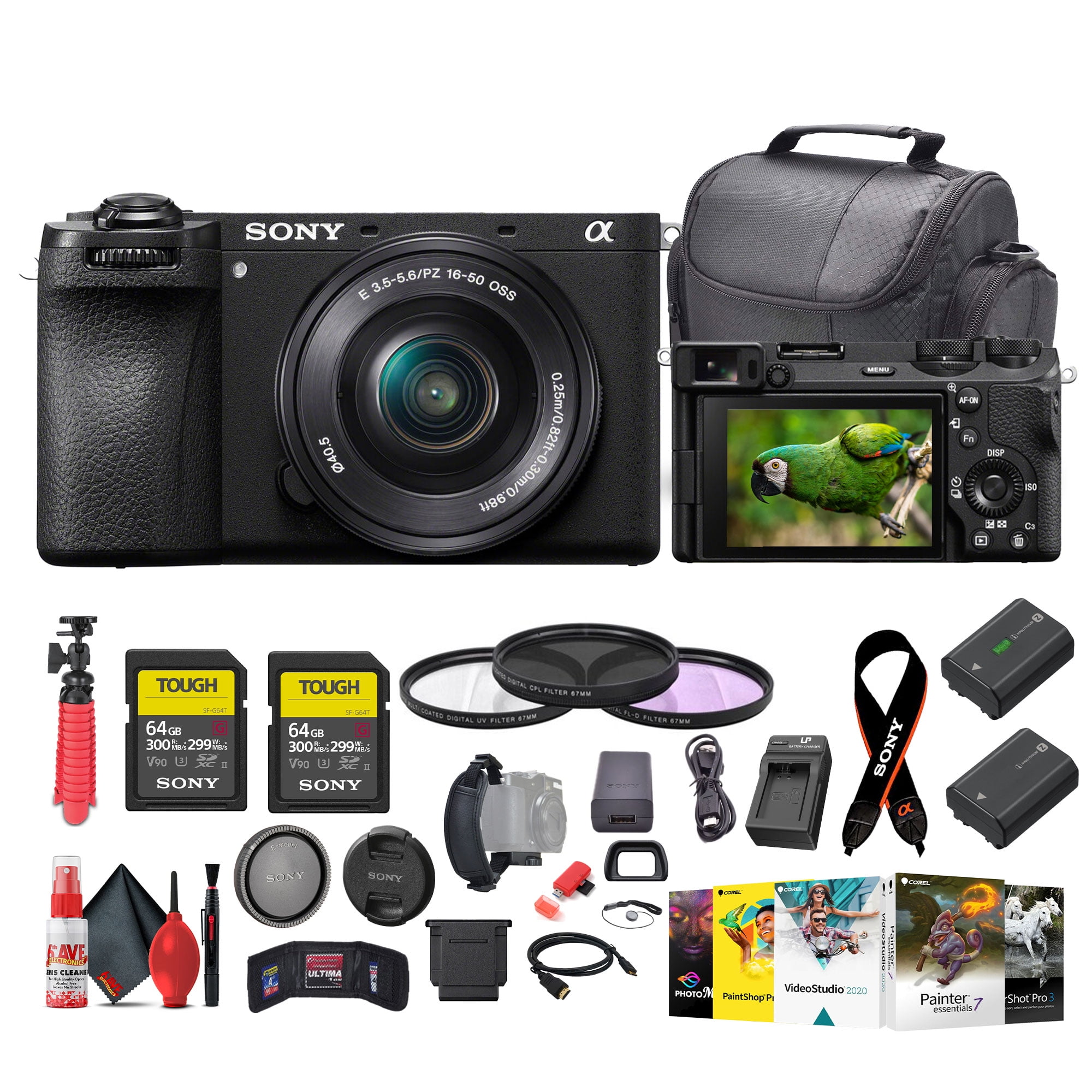 Sony a6700 Mirrorless Vlogger Camera with 16-50mm Lens x 64GB