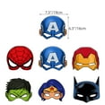 thumbnail image 2 of 24PCS Avengers Heroes Paper Party Glasses Birthday Party Decoration Supplies PhotoStudio Props Birthday Game Prop Gift., 2 of 4