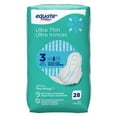 thumbnail image 4 of Equate Extra Long Super Ultra Thin Pads with Flexi-Wings®, 4 of 8