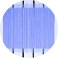 thumbnail image 1 of Ahgly Company Indoor Round Abstract Blue Contemporary Area Rugs, 5' Round, 1 of 4