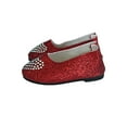 thumbnail image 3 of MBD® 18 Inch Doll Shoes - Silver Sparkle Flats & Red Sparkle Flats with Gem Heart Design - Fits All 18 Inch Dolls and 18 Inch Kennedy and Friends Dolls, 3 of 11