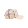 thumbnail image 4 of Christian Rose Private Plate Trucker Cap, Beige, 4 of 7