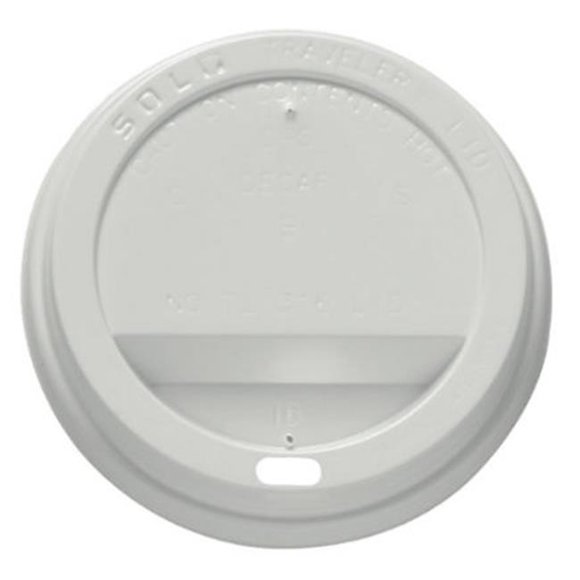 Solo Cup SCC TLP316 Traveler Drink-Thru Lid White - 1000-Case