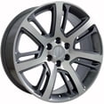 thumbnail image 3 of OE Wheels CA88 22 Inch Rims and Tires Fit Escalade Style 6x139.7 22x9 Gloss Gunmetal Machined - Hollander 4738 - iMove Gen 2 SUV 285/45-22 (Set of 4), 3 of 5