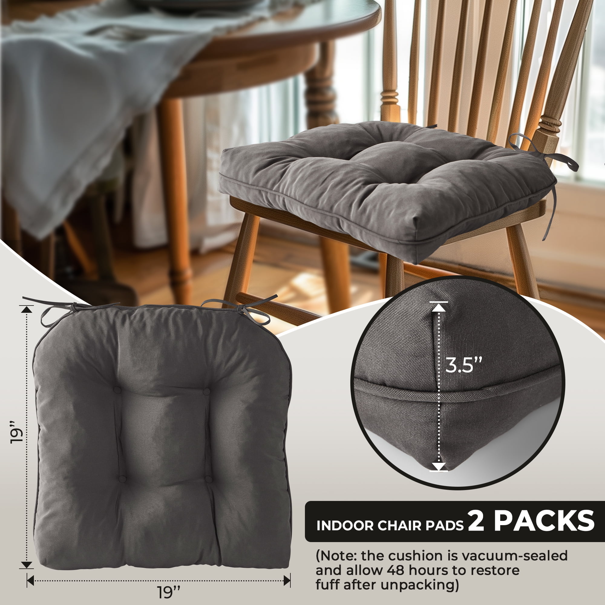 19x19 indoor chair cushions