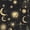 Black Cream, variant on Erosebridal Vintage Bohemian Print Zipper Queen Comforter Set with Fitted Sheet and 2 Pillowcases,Gold Sun Moon Stars Zipper Bedding Set For Adults,Black Reversible,4pcs