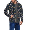 thumbnail image 3 of Zip Up Hoodies for Men - Fastfood Long Sleeve Comfrt Men'S Fashion Hoodies & Sweatshirts, Jackets for Men Hoodies Pullover Clothing Clothes with Pouch, 3 of 5