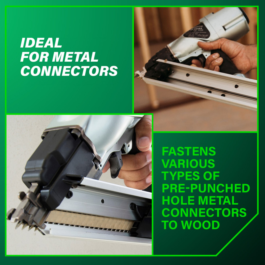 Metabo HPT Pneumatic Metal Connector Nailer, NR65AK2S
