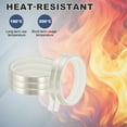 thumbnail image 4 of 8 Rolls Heat Tape, 10mm x 16(52FT) No Residue High-Temperature Resistant Tape Heat Transfer Tape for Sublimation Electronics 3D Printing Soldering, Transparent, 4 of 7