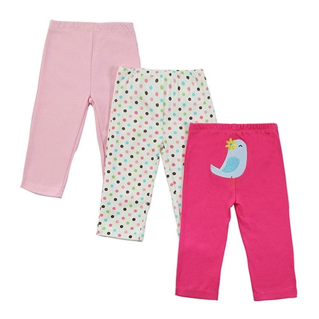 Lot de 3 Pantalons Colorés en Coton 100 % pour Bébé Nourrisson
