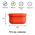 thumbnail image 5 of Contenant à Collation Omie en Silicone Étanche 280 ml Orange, 5 of 5