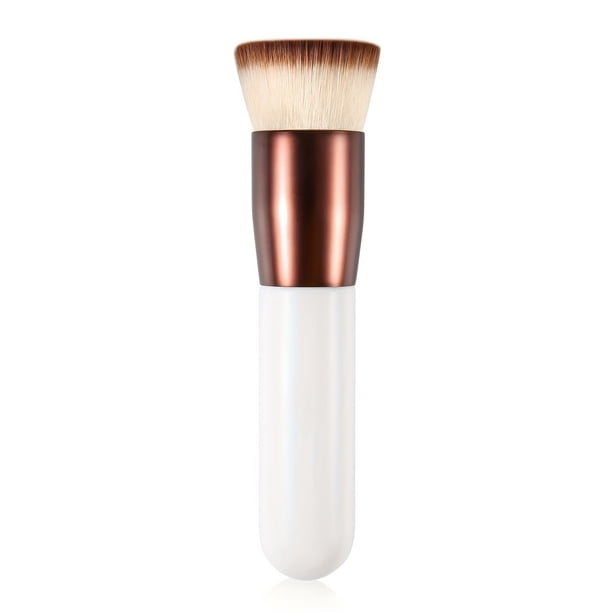 Brocha grande de cabeza plana - Brocha de maquillaje de cerdas suaves y sin costuras para herramientas de belleza facial Brocha de maquillaje